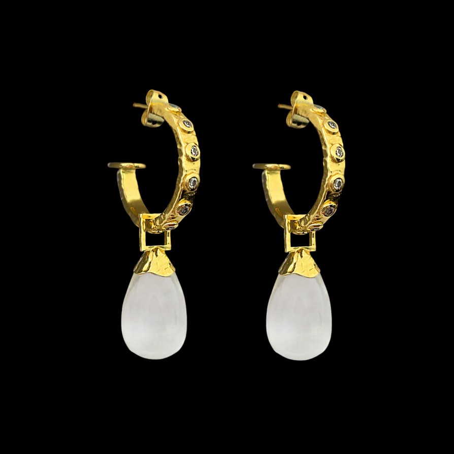 Jewellery Mountain & Moon | Mountain & Moon Ines Crystal Earrings