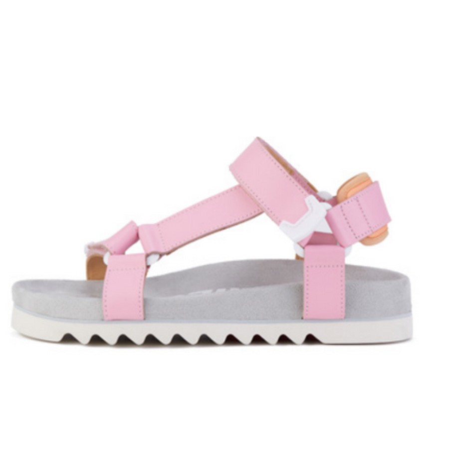 Shoes Rollie | Rollie Tooth Wedge Sandal Pink Pop