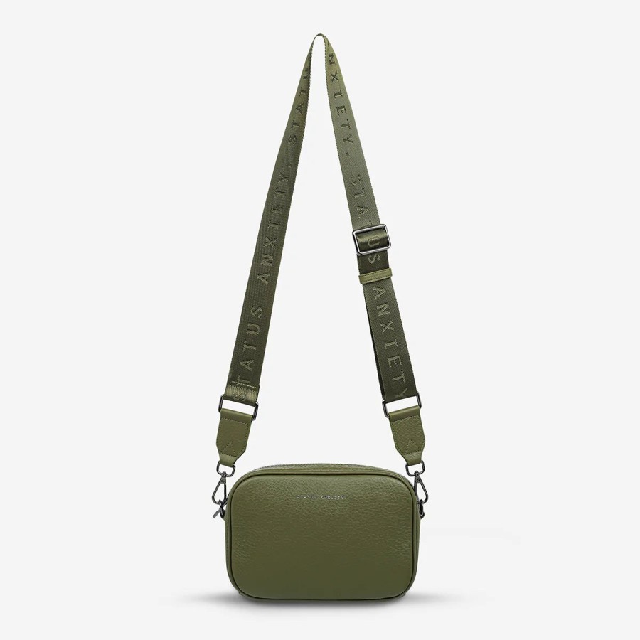 Accessories Status Anxiety | Status Anxiety Plunder With Webbed Strap Khaki