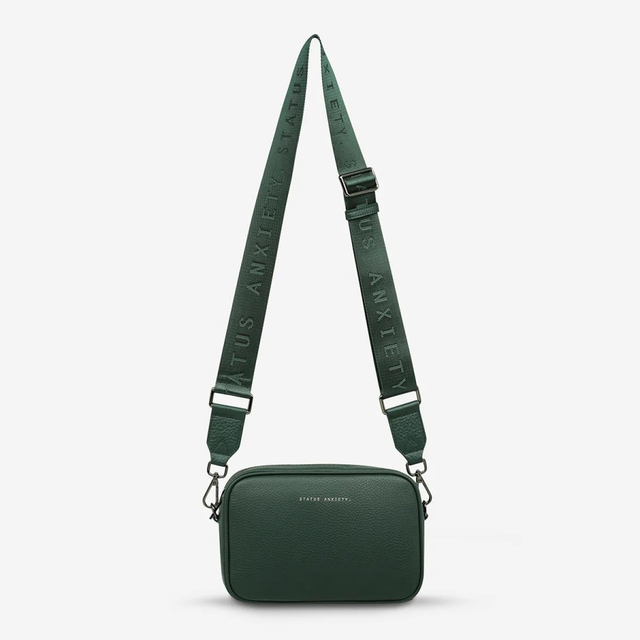 Accessories Status Anxiety | Status Anxiety Plunder With Webbed Strap Green