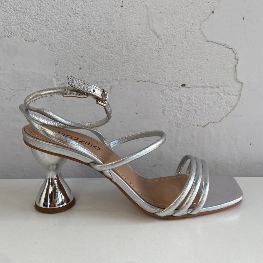 Shoes Brazilio | Brazilio 4900007 Silver