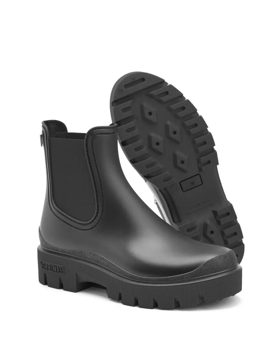 Shoes Verbenas | Verbenas Mae Welly Boot All Black