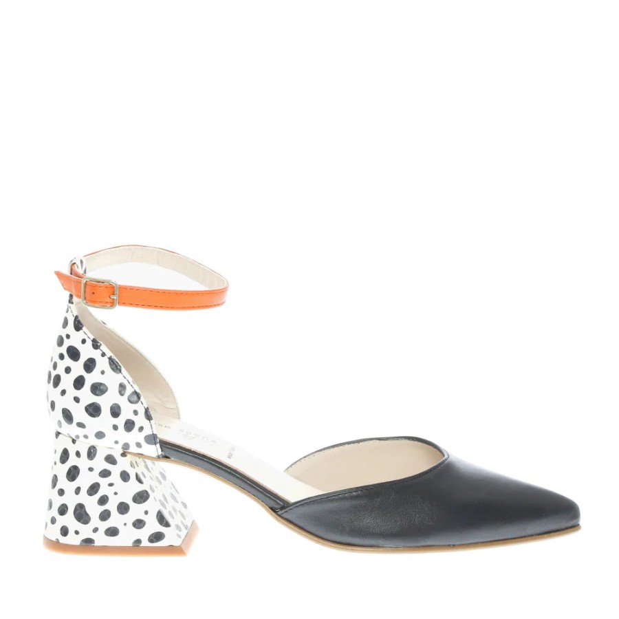 Shoes Jose Saenz | Jose Saenz 4360 Black Dalmata