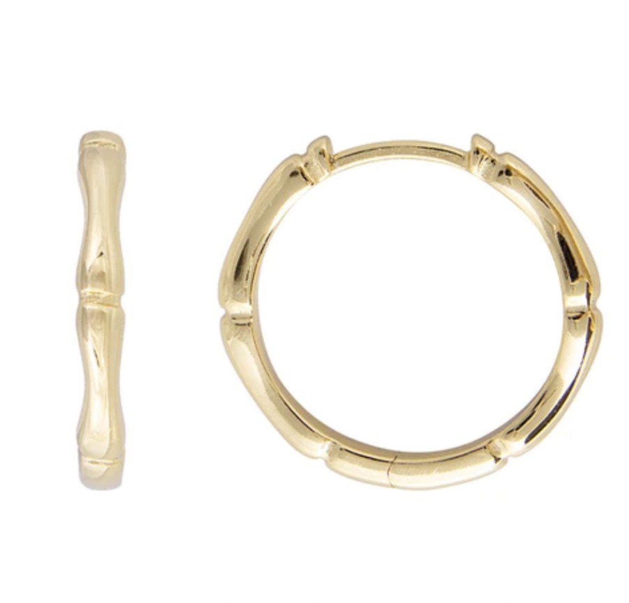 Jewellery Fairley | Fairley Bamboo Maxi Hoops