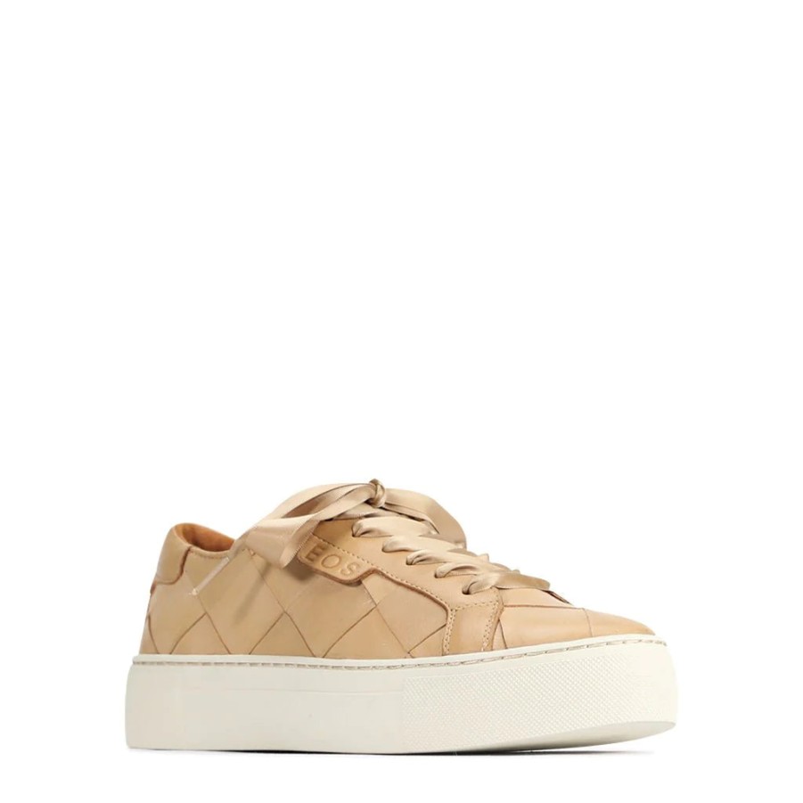 Shoes EOS | Eos Woven Tan Leather