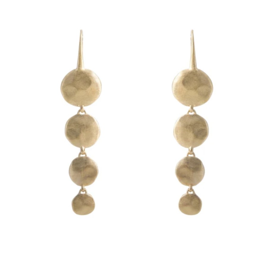 Jewellery Fairley | Fairley Waterfall Earrings Gold