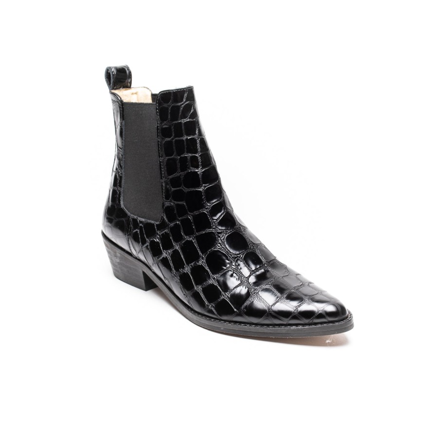 Shoes Ivylee Copenhagen | Ivy Lee Stella Faux Croco Black