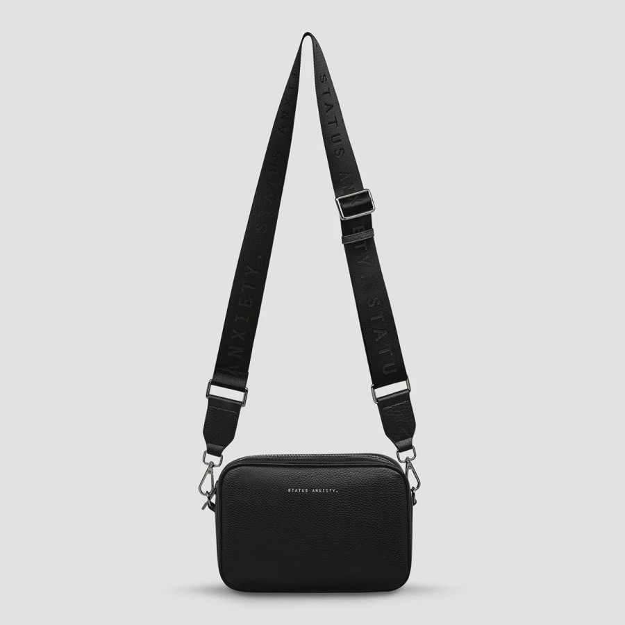 Accessories Status Anxiety | Status Anxiety Plunder With Webbed Strap Black