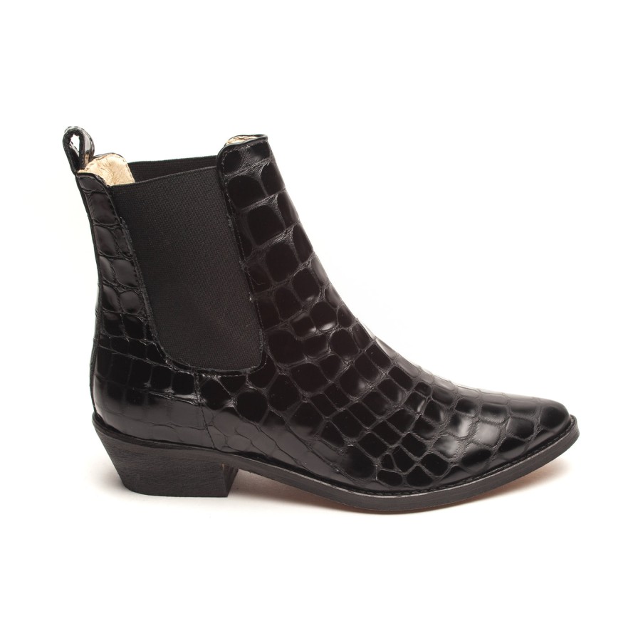 Shoes Ivylee Copenhagen | Ivy Lee Stella Faux Croco Black