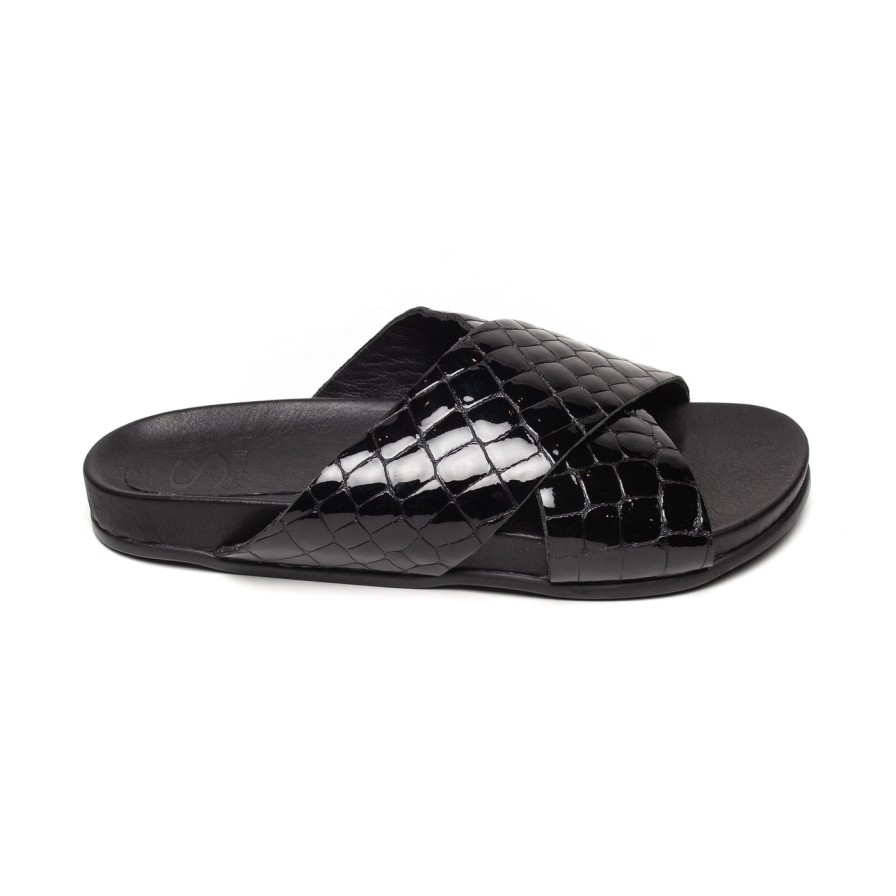 Shoes Sempre Di | Sempre Di 10339 Black Croc