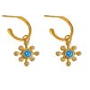 Shoes Gold Sister | Gold Sister Ecco Beach Earring Blue