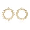 Jewellery Luv AJ | Luv Aj Pave Ray Earrings Gold