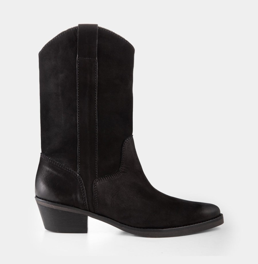 Shoes ivylee Copenhagen | Ivylee Tracy Nubuck Oil Black