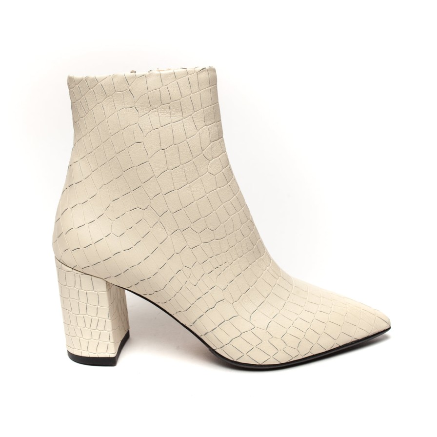 Shoes Isabelle Paris | Isabelle Paris Rosalia Cream Croc