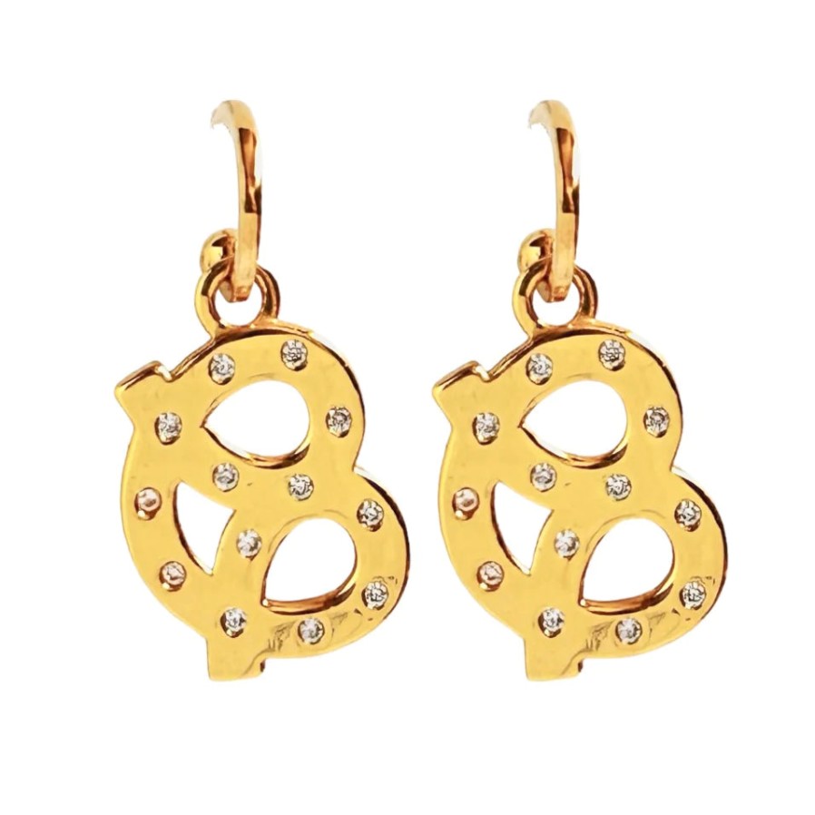 Jewellery Gold Sister | Gold Sister Sweetheart Lover Earrings Gold