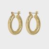 Jewellery Luv AJ | Luv Aj - The Baby Amalfi Tube Hoops Gold