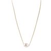 Jewellery Fairley | Fairley Pearl Teardrop Necklace Gold