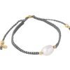 Shoes Fairley | Fairley Pearl Rope Bracelet Gunmetal