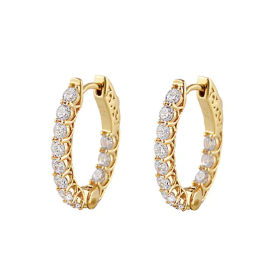 Jewellery Bianc | Bianc Halo Earrings Gold