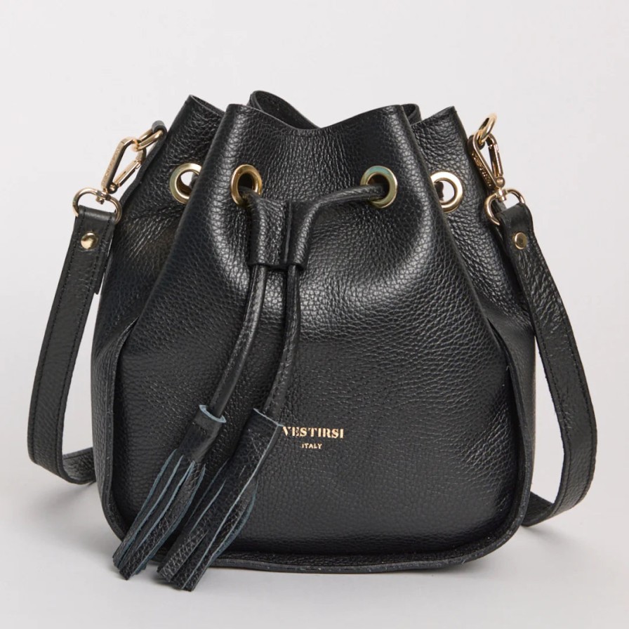 Accessories Vestirsi | Vestirsi Bridgetta Bucket Bag Black