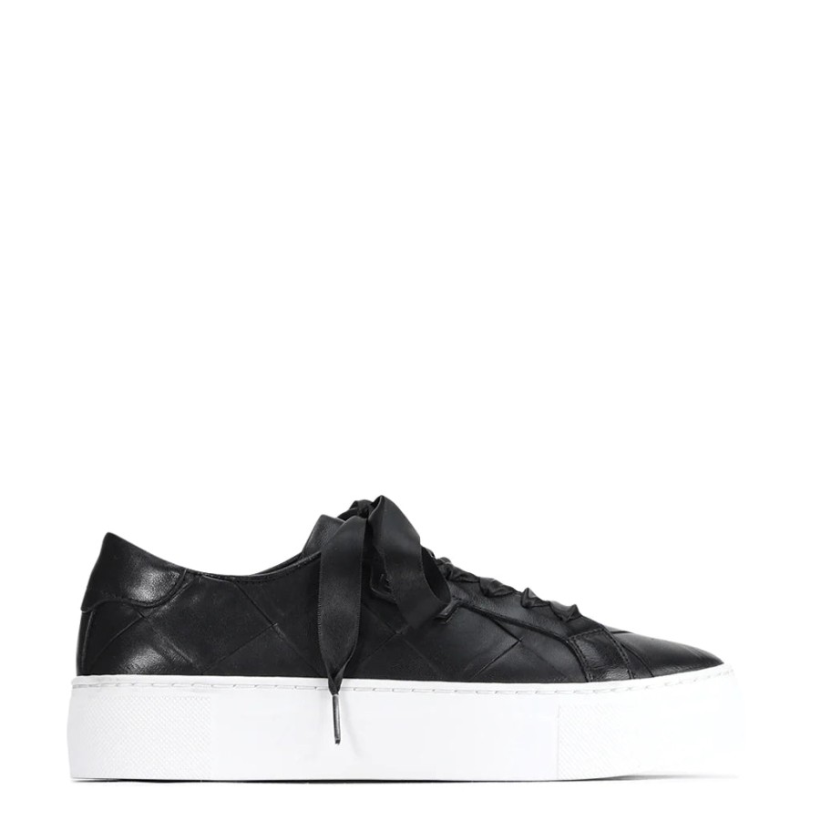 Shoes EOS | Eos Woven Black Leather