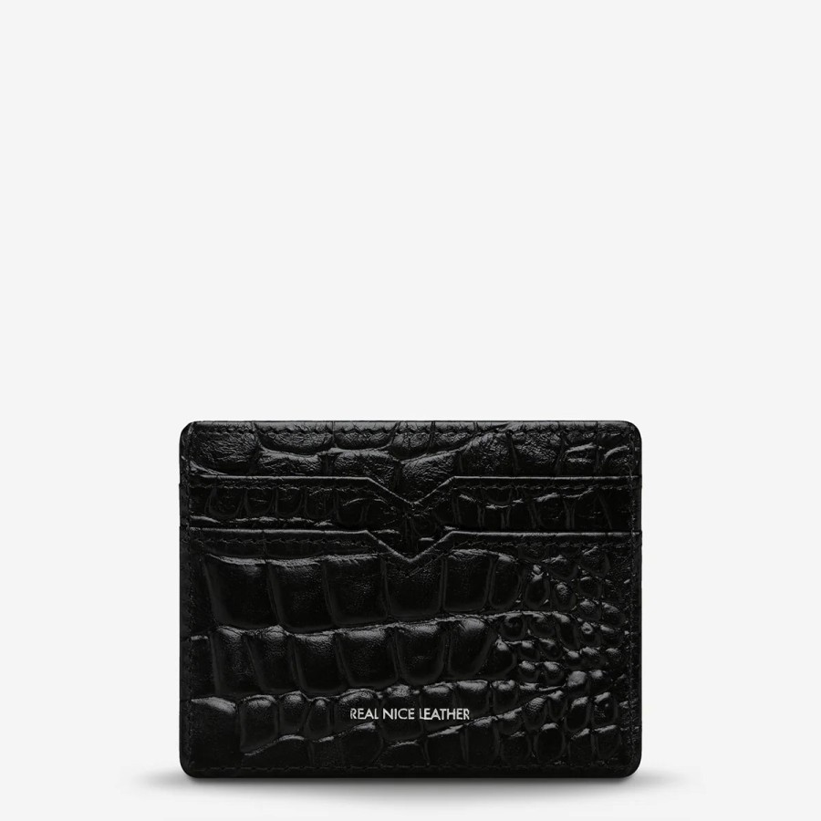 Accessories Status Anxiety | Status Anxiety Together For Now Black Croc