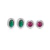 Jewellery Luv AJ | Luv Aj Royale Stone Studs Silver