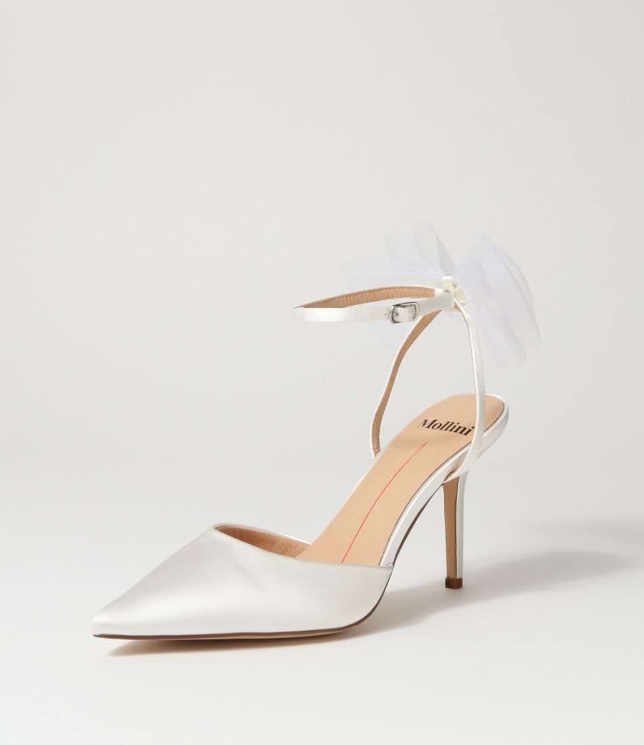 Shoes Mollini | Mollini Myday White Satin