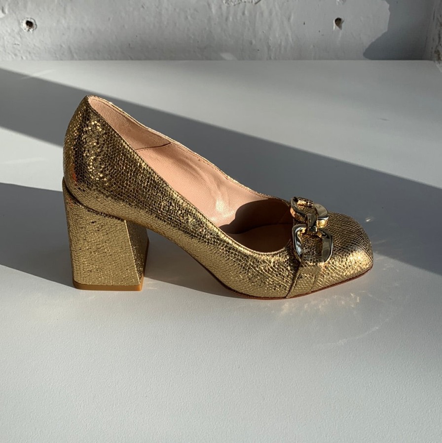 Shoes Isabelle Paris | Isabelle Paris Is152 Gold Metallic