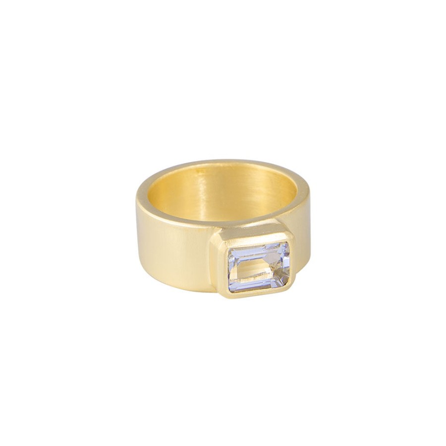 Jewellery Fairley | Fairley Aquamarine Band Ring