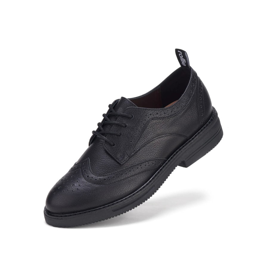 Shoes Rollie | Rollie Brogue Rise All Black