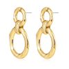 Jewellery Luv AJ | Luv Aj Hammered Loop Hoops Gold