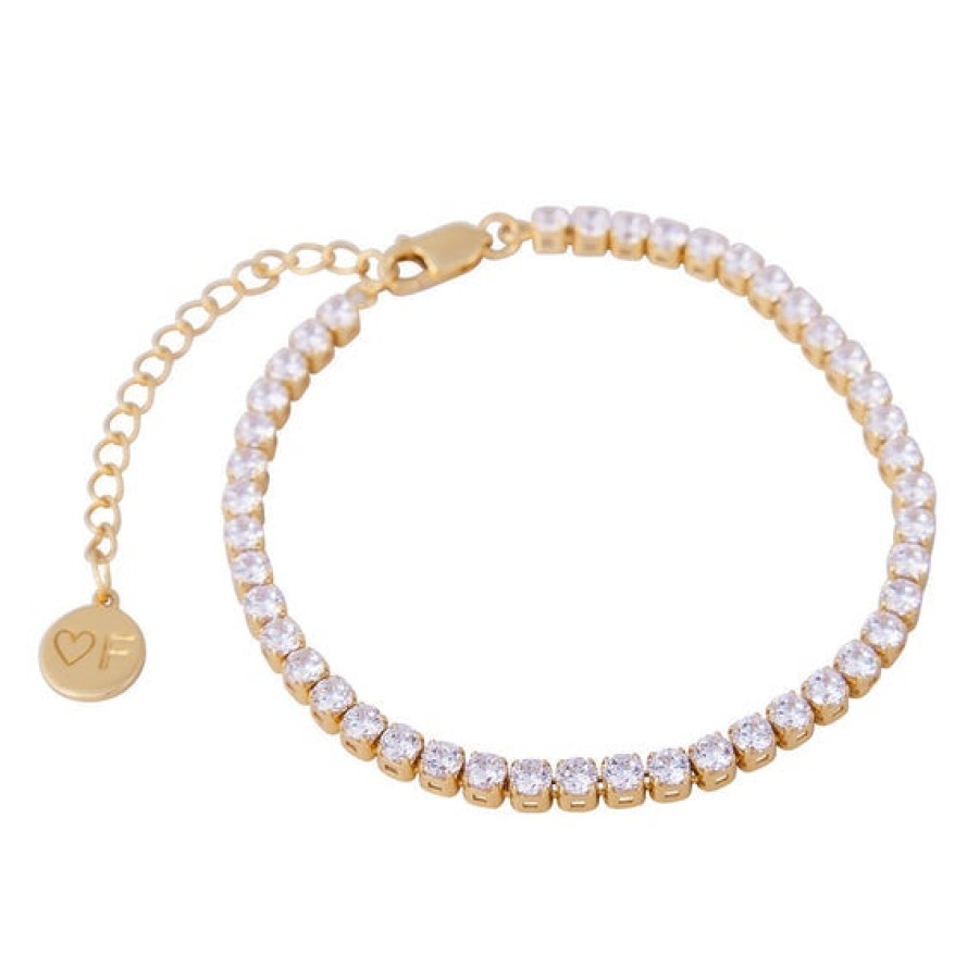 Jewellery Fairley | Fairley Crystal Tennis Bracelet