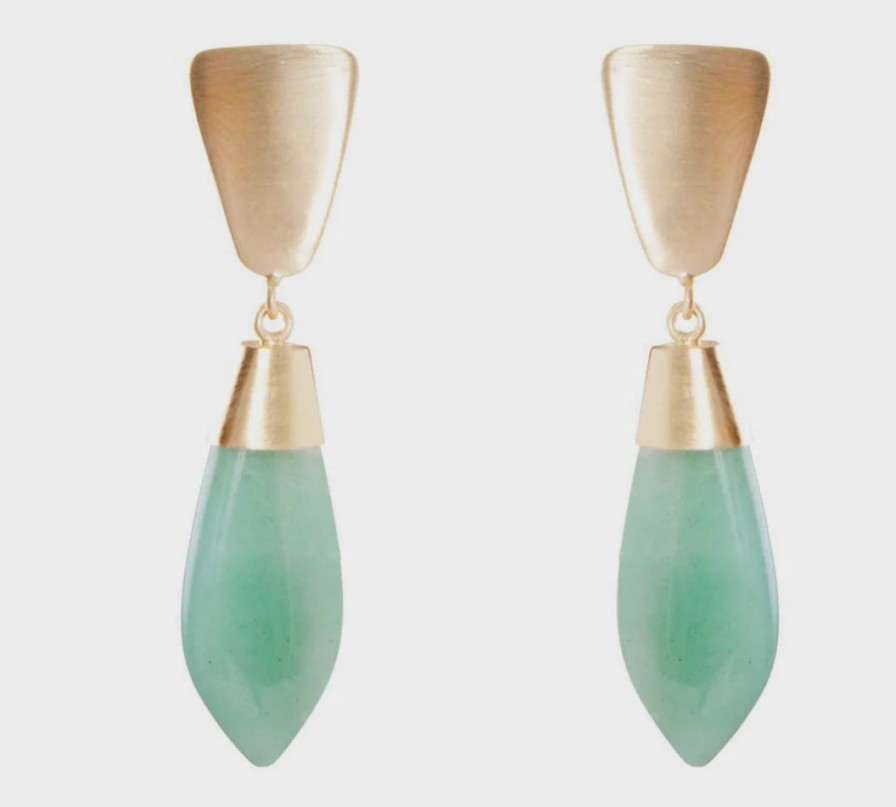 Jewellery Fairley | Fairley Aventurine Drops