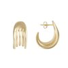 Jewellery Fairley | Fairley Gold Comb Hoops