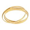 Jewellery Misuzi | Misuzi Cleo Wide Bangle Set Of 3 Gold