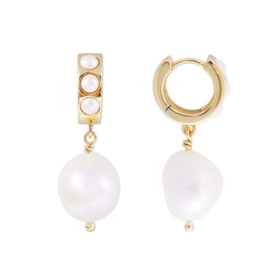 Jewellery Fairley | Fairley Crystal Pearl Drops