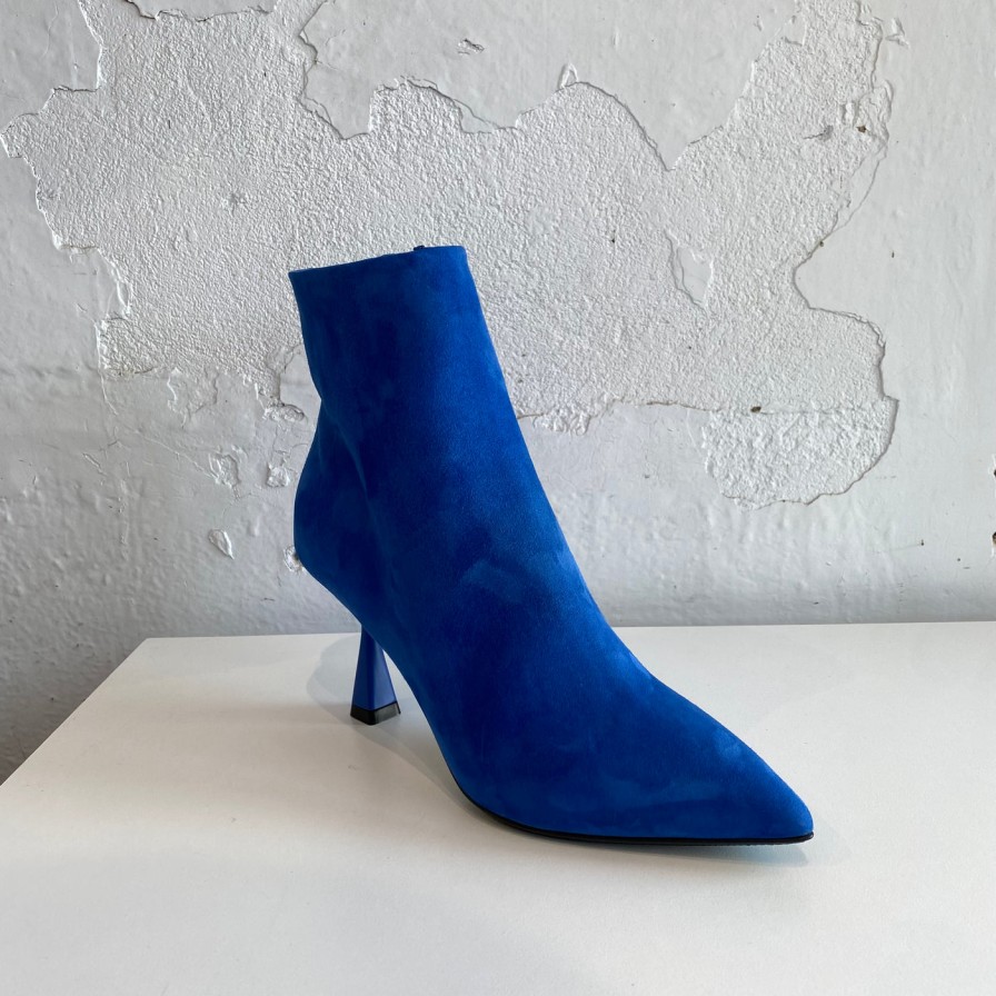 Shoes Isabelle Paris | Isabelle Paris Fe404 Blue Suede