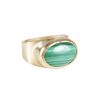 Jewellery Fairley | Fairley Malachite Cocktail Ring Gold