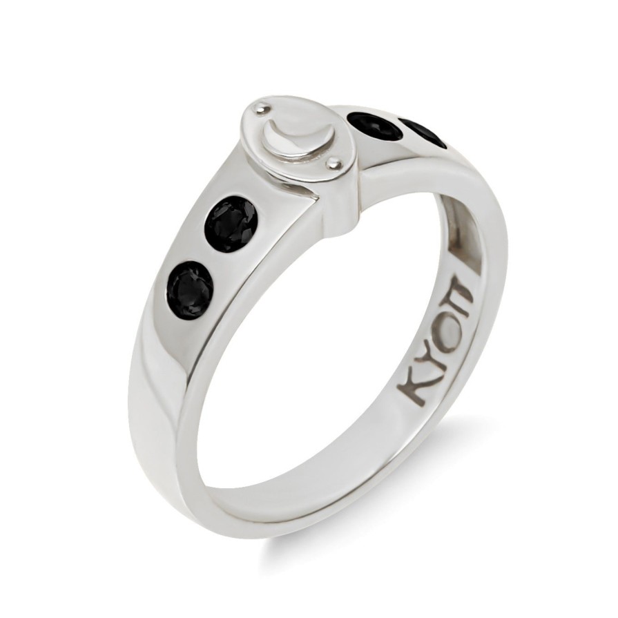 Shoes Kyoti | Kyoti Mini Luna Ring Sterling Silver Sapphire