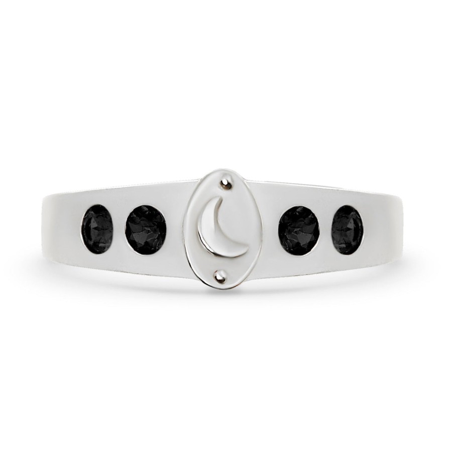 Shoes Kyoti | Kyoti Mini Luna Ring Sterling Silver Sapphire