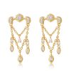 Jewellery Luv AJ | Luv Aj Stellar Bezel Shaker Studs - Gold