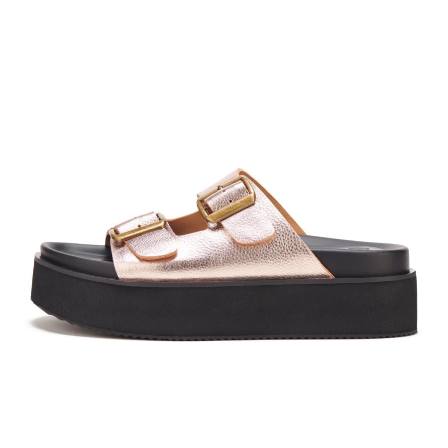 Shoes Rollie | Rollie Ace Slide Rose Gold/Black