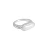 Jewellery Fairley | Fairley Pearl Bar Ring Silver