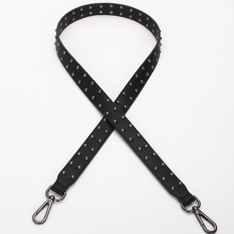 Accessories Hi Ho & Co | Hi Ho & Co New Black Stud Strap / Gunmetal