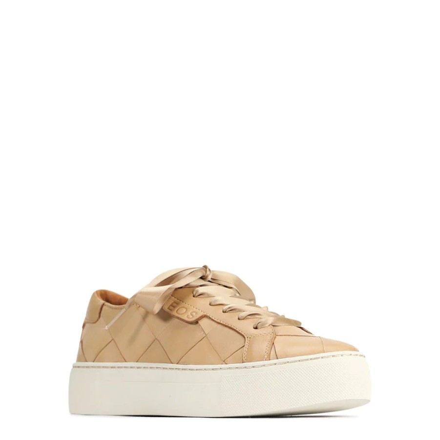 Shoes EOS | Eos Woven Tan Leather