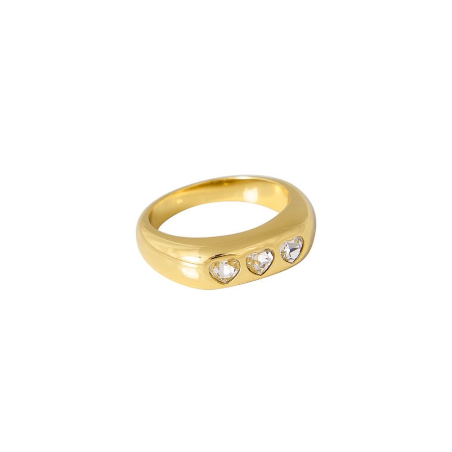 Jewellery Fairley | Fairley Crystal Love Ring