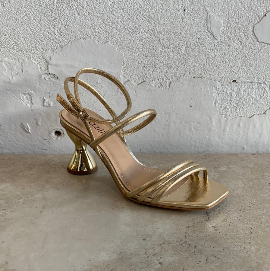 Shoes Brazilio | Brazilio 4900007 Light Gold