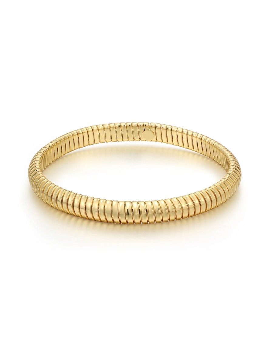 Jewellery Luv AJ | Luv Aj Mini Flex Snake Chain Bracelet Gold