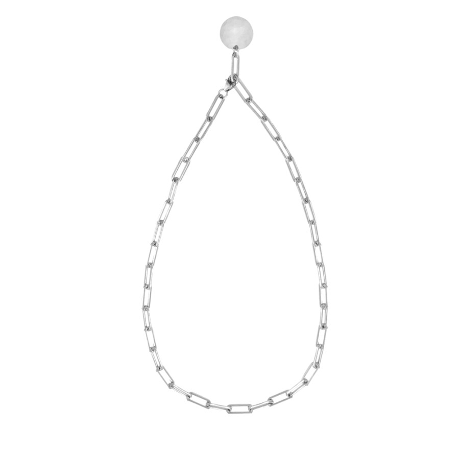 Jewellery MISUZI | Misuzi Heavy Chain Choker Silver